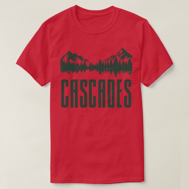 Cascades Mountain Range TShirt (Design devant)