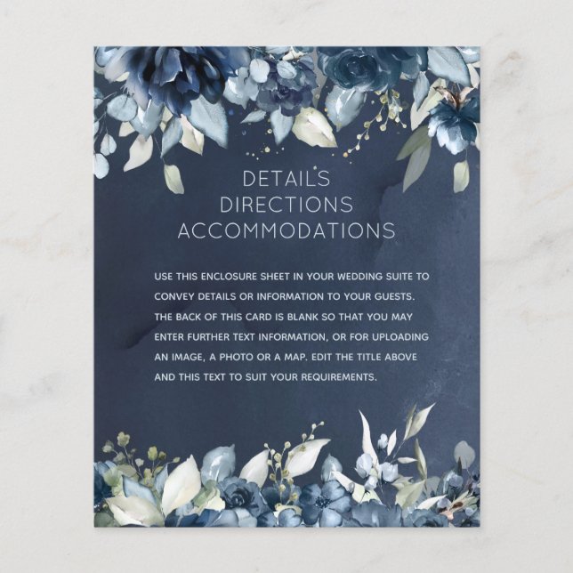 Cascading Peonies Détails du Mariage Hébergements (Devant)