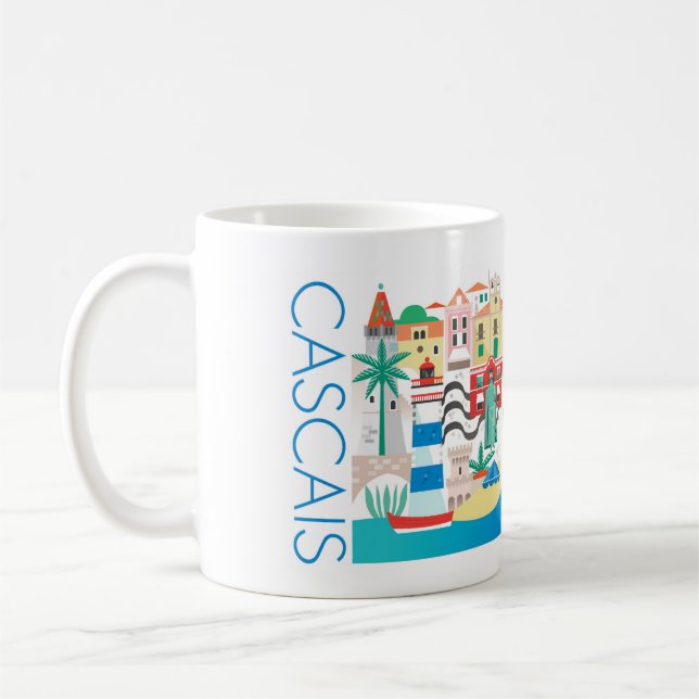 Cascais, Portugal 11oz ou 15oz Mug (Gauche)