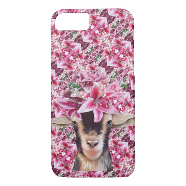 Case Mate coque iphone - Lilly la chèvre. (Dos)