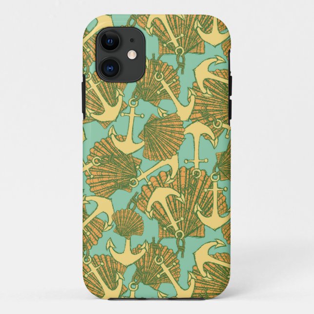 Case-Mate iPhone Ancre Et Coques En Motif De Style Vintage (Dos)