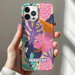 Case-Mate iPhone Case Abstrait géométrique Tropical Jungle Motif personn<br><div class="desc">Abstrait Motif géométrique Tropical  Personnalisé Coque. Design cool chic et tendance personnalisé design de boîtier de téléphone portable personnalisé. Personnalisez ce design personnalisé avec votre propre nom ou texte. Fera un grand anniversaire,  Noël,  ou un cadeau quotidien.</div>