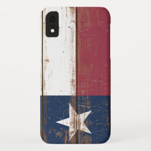 Case-Mate iPhone Case Ancien drapeau de l'État du Texas en bois