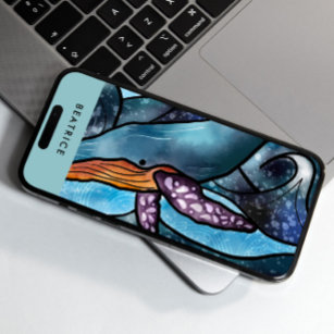 Coque Case-Mate iPhone Aquarelle Baleine tropicale