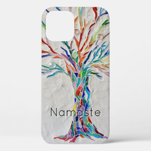Case-Mate iPhone Case Arbre de couleur arc-en-ciel Namaste