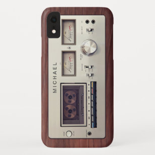 Case-Mate iPhone Case Armoire en bois pour enregistreur stéréo Vintage R