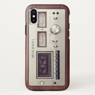 Case-Mate iPhone Case Armoire en bois pour enregistreur stéréo Vintage R