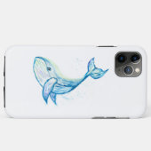 Case-Mate iPhone Case Baleine bleue dans les aquarelles (Dos (Horizontal))