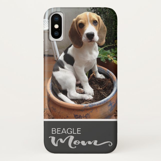 Case-Mate iPhone Case Beagle Mom Smooth Ajouter votre chien photo (Dos)