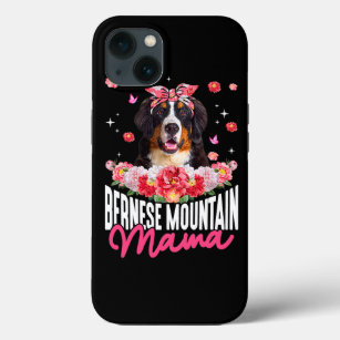 Case-Mate iPhone Case Bernese Mountain Mama Flower Bandana Amoureux des 
