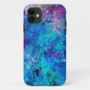 Case-Mate iPhone Case Bleu rose Turquoise gouttes abstraction Coque-Mate