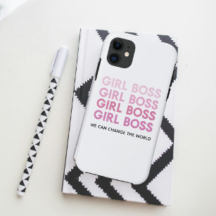 Case-Mate iPhone Case Boss de fille rose moderne Meilleur cadeau de fill