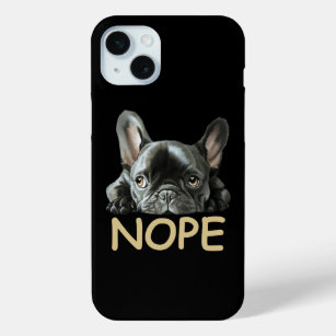 Coque Case-Mate iPhone Bulldog français  Cadeaux Frenchie Nope