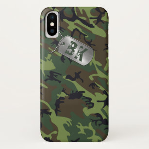 Case-Mate iPhone Case Camouflage en kaki vert Monogramme Coque-Mate