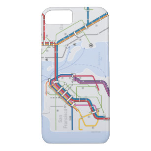 Case-Mate iPhone Case Carte de transport de la région de Bay