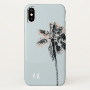 Case-Mate iPhone Case Ciel rose tropical de menthe d'Aqua de palmier