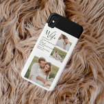 Case-Mate iPhone Case Collage Couple Photo & Lovely Romantic Wife Cadeau<br><div class="desc">Collage Couple Photo & Lovely Romantic Wife Cadeau</div>
