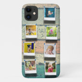 Case-Mate iPhone Case Collage de 7 photos personnalisé Plaques en bois V (Dos)