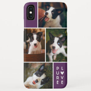 Case-Mate iPhone Case Collage photo moderne 4  L'amour pur  Plum violet