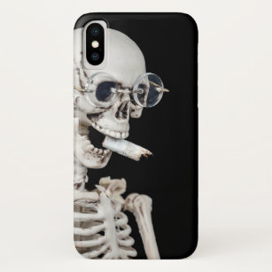 Case-Mate iPhone Case cul de cigarette fumeur squelette