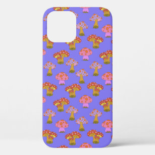 Case-Mate iPhone Case Cute Retro Hippie Champagne Motif en violet