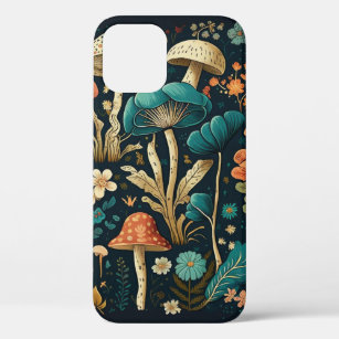 Case-Mate iPhone Case Design d'illustration de champignons et de fleurs 