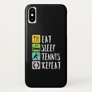 Case-Mate iPhone Case Drôle Tennis Sports Mangez Sleep Tennis Répéter