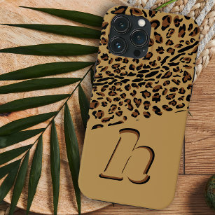 Case-Mate iPhone Case Empreinte de léopard Bold Pop initial Brown