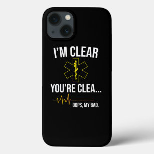 Case-Mate iPhone Case Emt Ems IM Clear YouRe Cle Oops My Bad