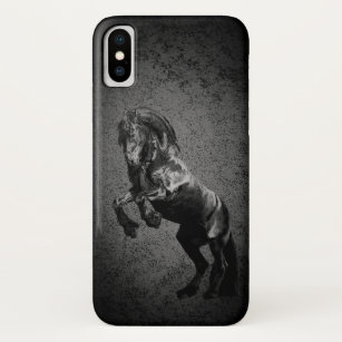 Case-Mate iPhone Case Étalon noir frison, la beauté noire, cheval