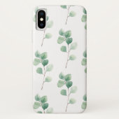 Case-Mate iPhone Case Eucalyptus Motif vert (Dos)