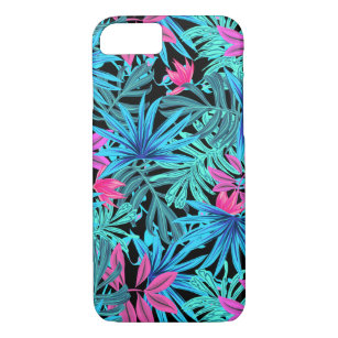 Case-Mate iPhone Case Feuille turquoise hawaïen tropical de palmier de