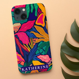 Case-Mate iPhone Case Fleur abstraite brillante et colorée  Fille tendan