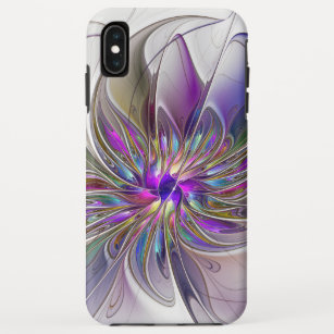 Case-Mate iPhone Case Fleur d'art Abstrait, énergique et coloré