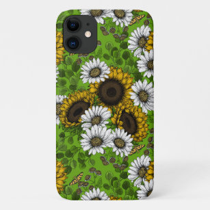 Case-Mate iPhone Case Fleurs de soleil et marguerites, jardin d'été