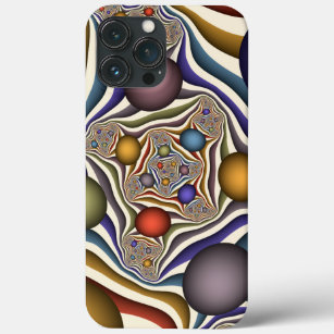 Case-Mate iPhone Case Flying Up Colorful Moderne Art Fractal Abstrait