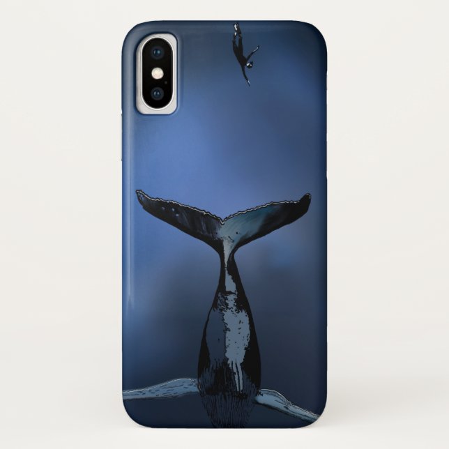 Case-Mate iPhone Case Freediving avec la baleine de bosse (Dos)