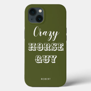Case-Mate iPhone Case Funny Equestritria Army Green Crazy Horse Nom du t