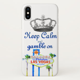 Case-Mate iPhone Case Gardez le joueur calme Las Vegas