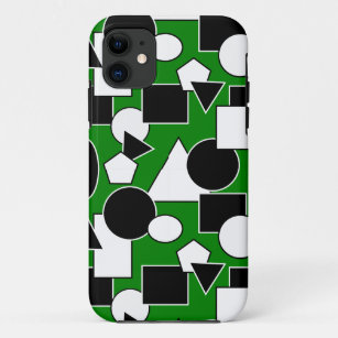Case-Mate iPhone Case Green Bauhaus Collage