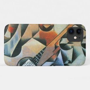 Case-Mate iPhone Case Guitare (Banjo) et lunettes, Juan Gris, Art Vintag