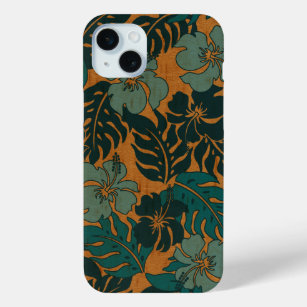 Coque Case-Mate iPhone Hibiscus Hawaii de la baie d'Huakini Bois Vintage 