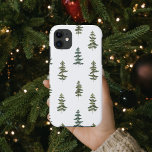 Case-Mate iPhone Case Hiver branché | Motif d'arbre de Noël<br><div class="desc">Hiver branché | Motif d'arbre de Noël</div>