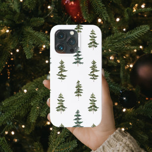 Coque Case-Mate iPhone Hiver branché   Motif d'arbre de Noël