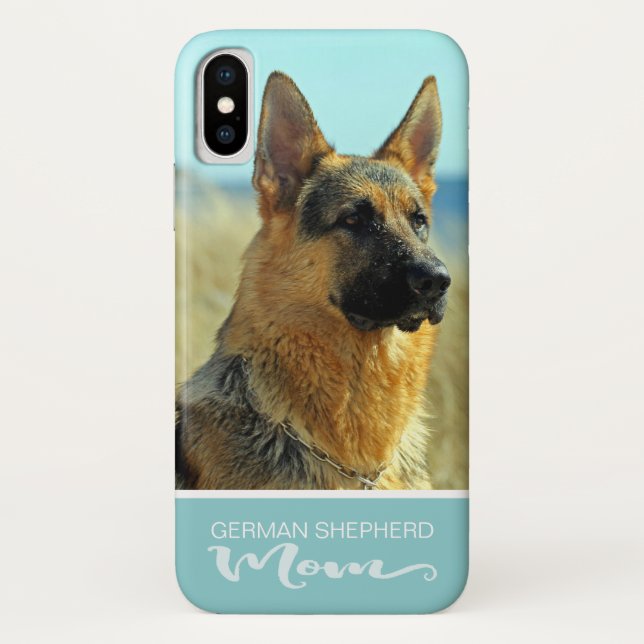 Case-Mate iPhone Case La maman de chien de berger allemand ajoutent (Dos)
