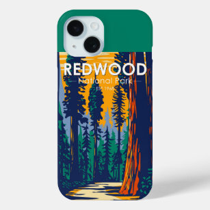 Coque Case-Mate iPhone Le parc national de Redwood Vintage