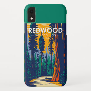 Case-Mate iPhone Case Le parc national de Redwood Vintage
