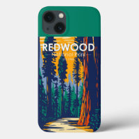 Le parc national de Redwood Vintage