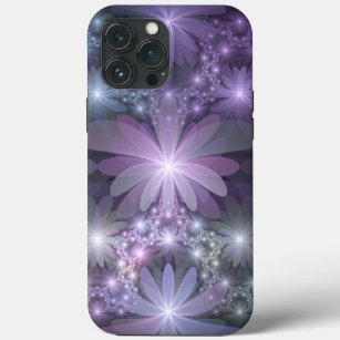 Case-Mate iPhone Case Lit de fleurs Art Fractal Abstrait tendance brilla