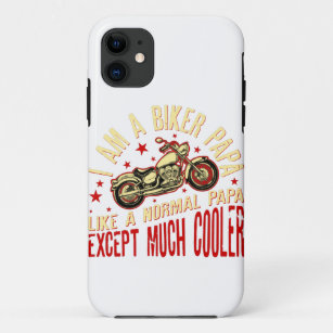 Case-Mate iPhone Case Mens I Am A Biker Papa design - Cadeau pour grand-